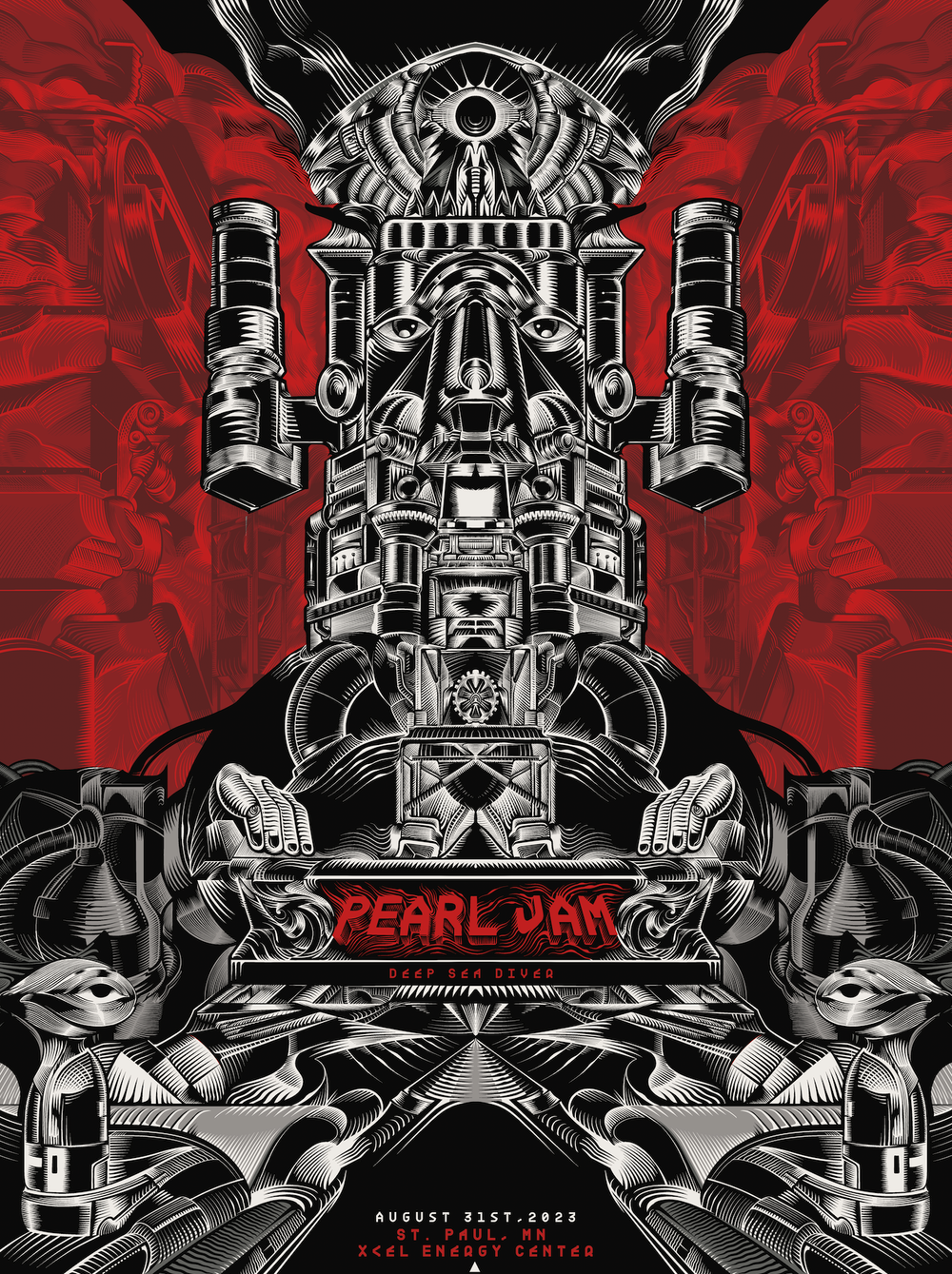 ⌁ PEARL JAM ⌁ St. Paul, MN Xcel Energy Center 8/31/23